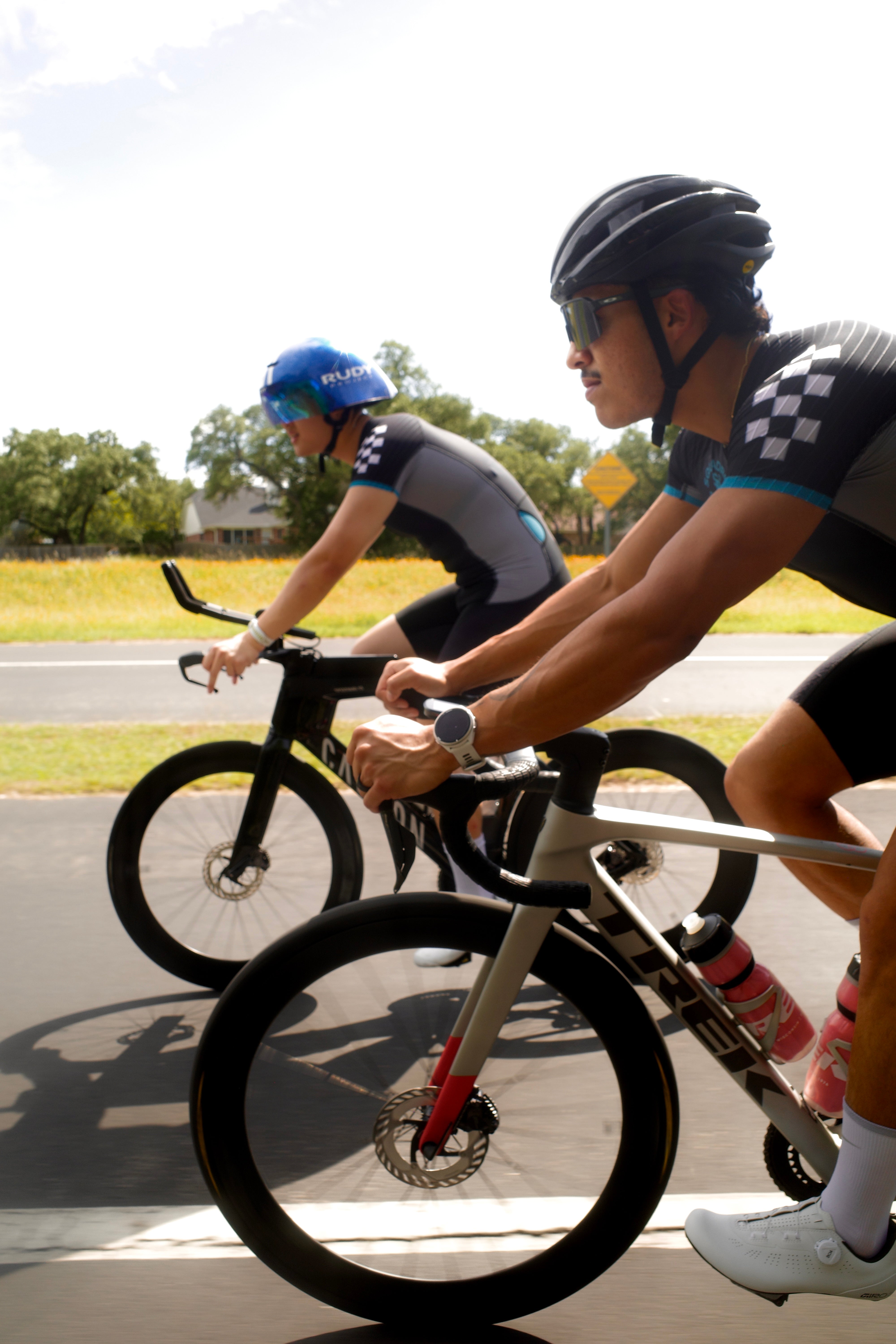 Squadron Racing Athletes on a long bike ride.