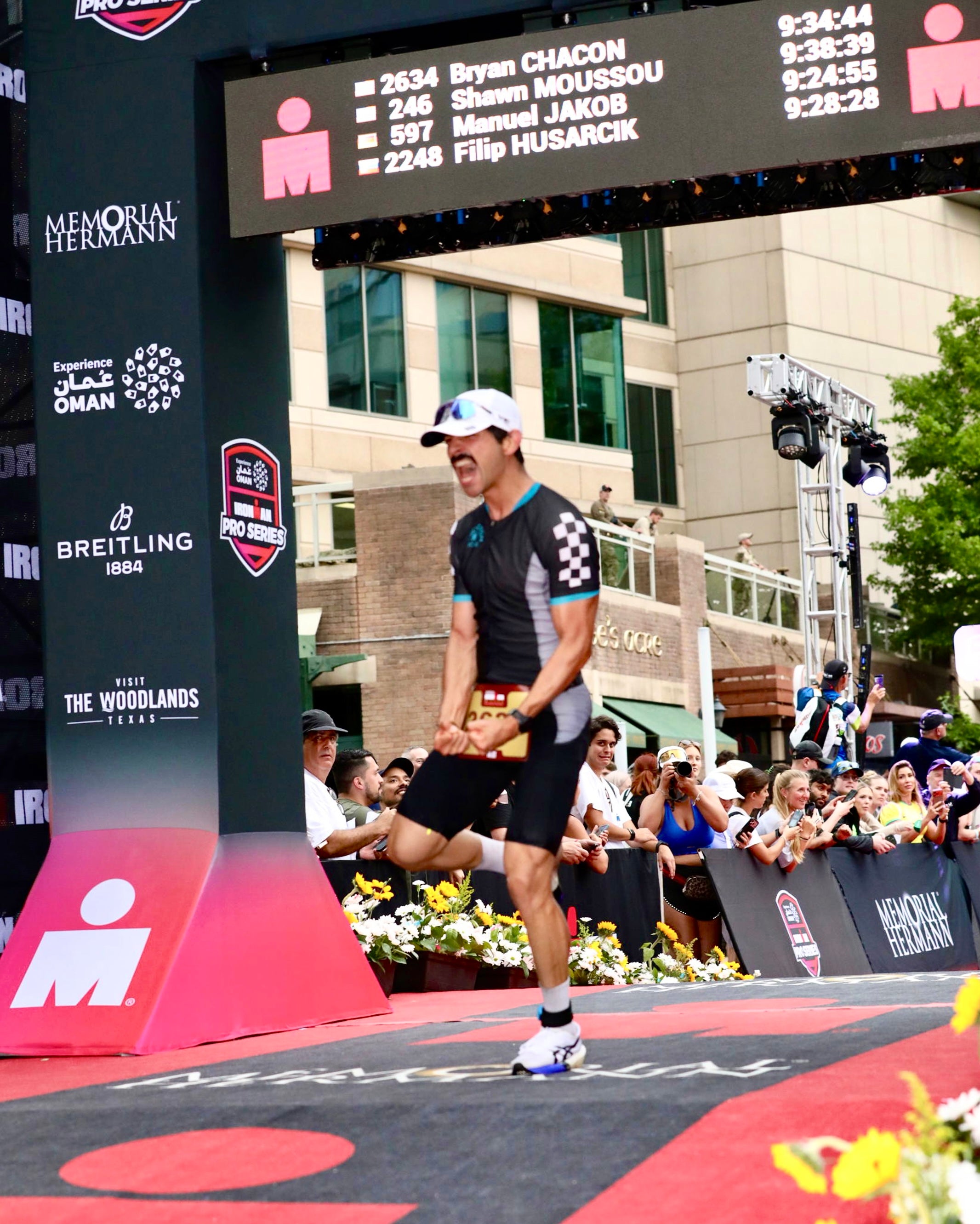 Squadron Racing Athlete finishes the Ironman Texas Race